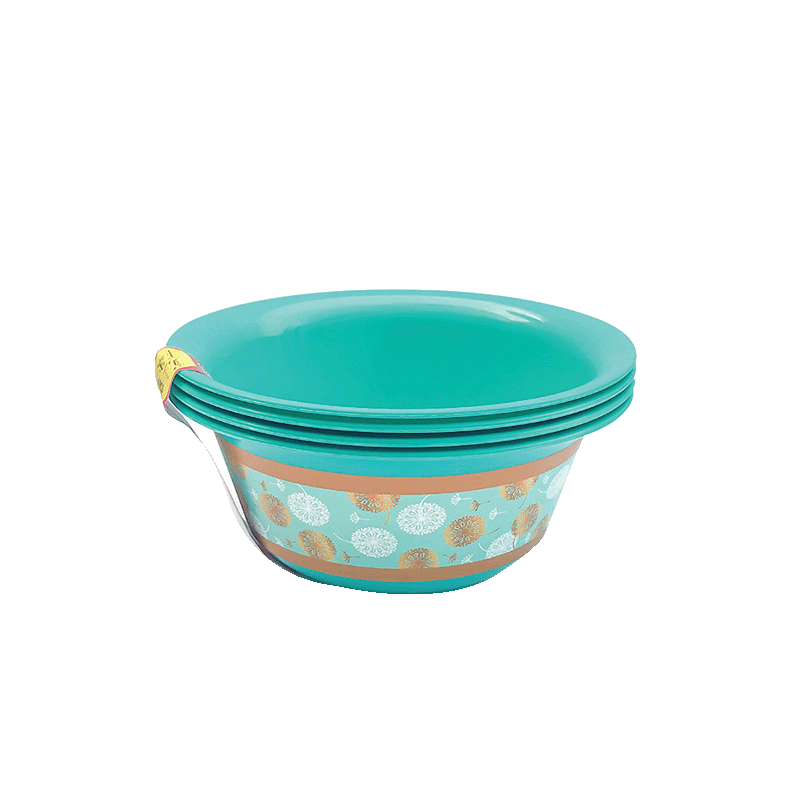 KM0172 Akasya Serisi Yuvarlak Kaseler 4'lü Set