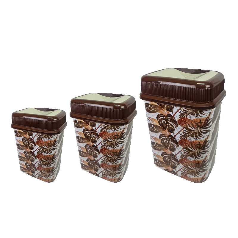 KB0050 Verde Serisi 3'lü Set Çöp Kovası