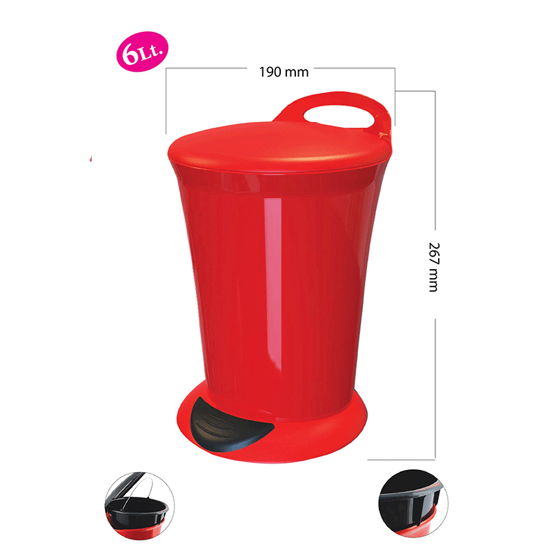 KB0011 Pedallı Çöp Kovası