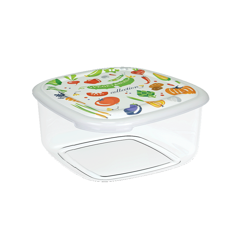 KM0005 Kare Saklama Kapları 2'Li Set