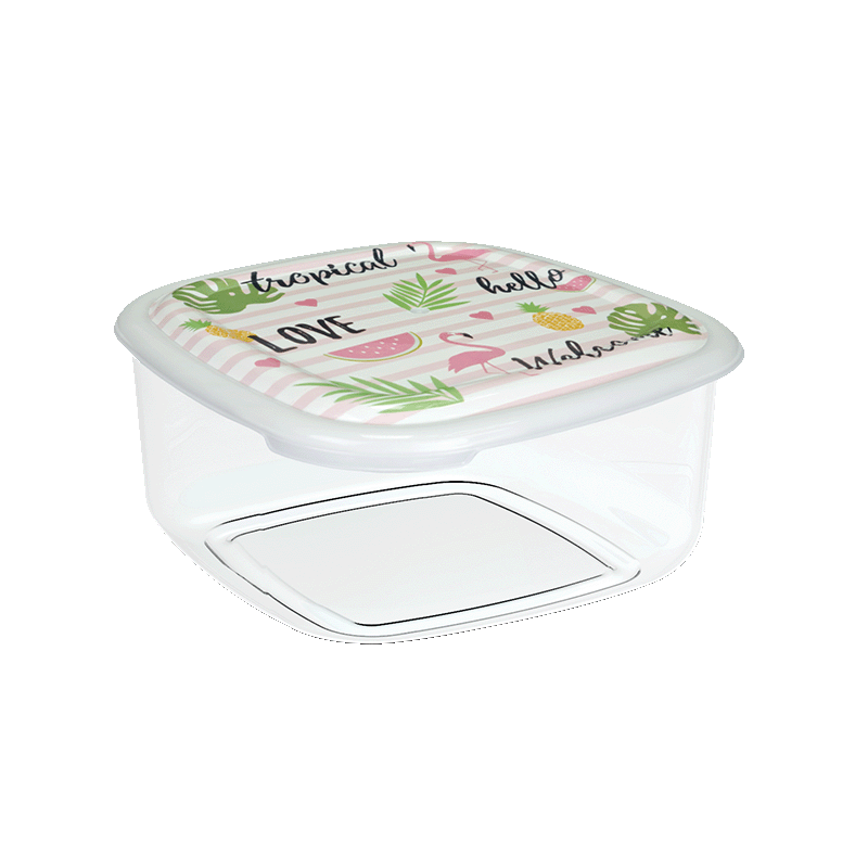 KM0005 Kare Saklama Kapları 2'Li Set