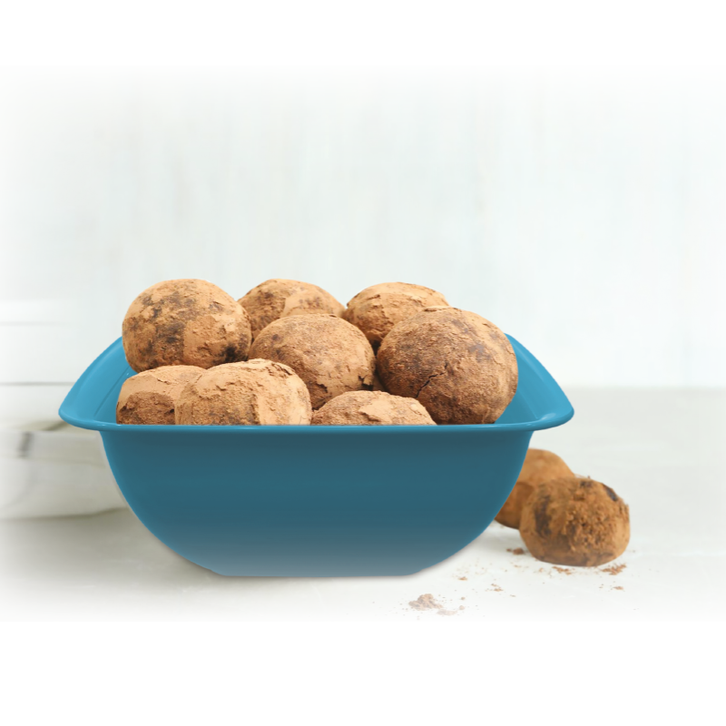 KM0157 Kamelya Serisi Kare Kaseler 4'Lü Set