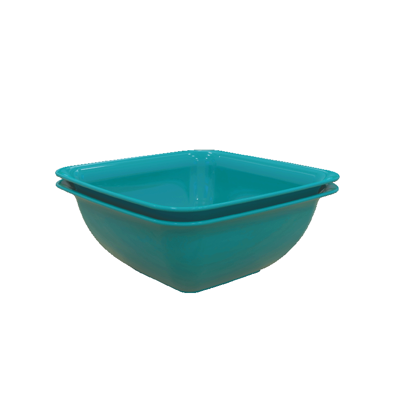 KM0159 Kamelya Serisi Kare Kaseler 2'Li Set