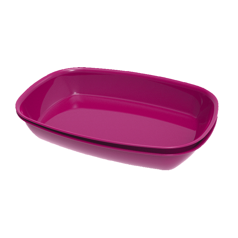 KM0162 Sardunya Serisi Kare Kaseler 2'Li Set