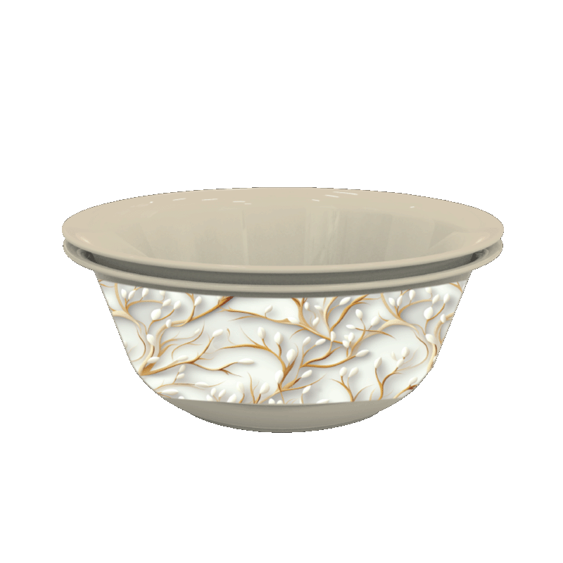 KM0174 Akasya Serisi Yuvarlak Kaseler 2'Li Set