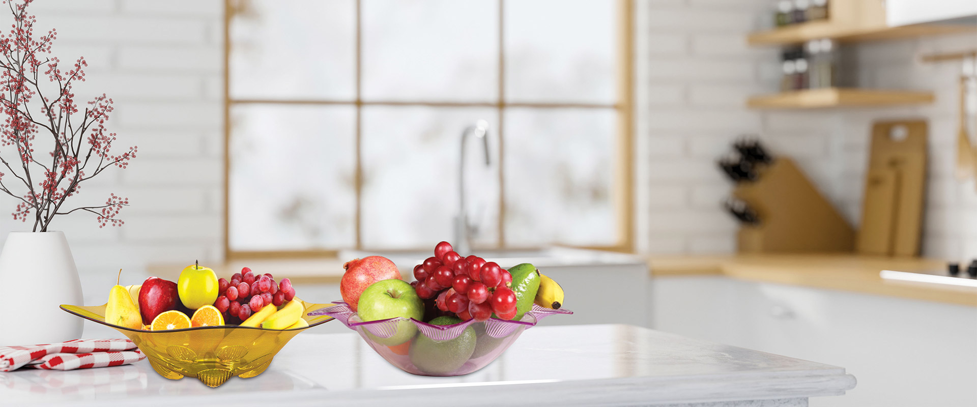 Renkli Çukur Tabaklar